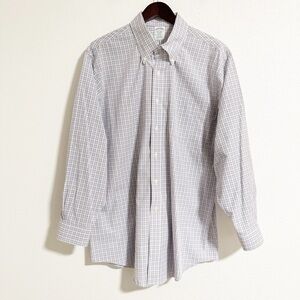 Brooks Brothers Regent Plaid Non Iron Supima Cotton Button Down